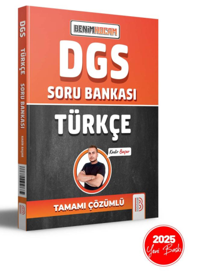 2025 DGS Türkçe Tamamı Çözümlü Soru Bankası Benim Hocam Yayınları