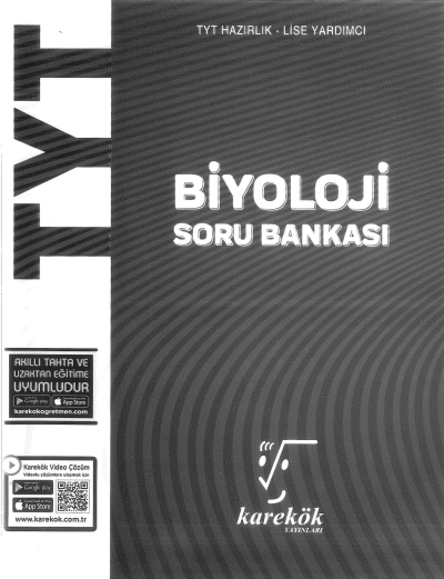 TYT BİYOLOJİ SORU BANKASI ANKA Fotokopi