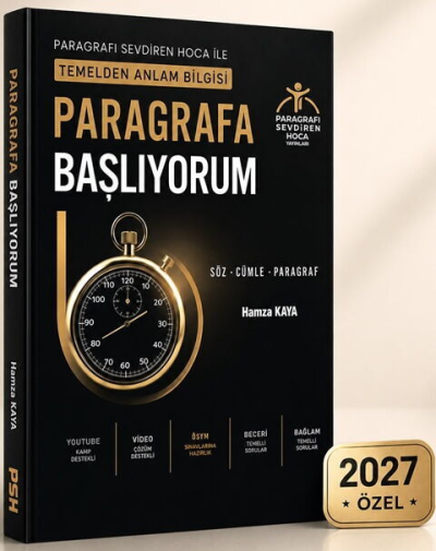 Paragrafa Başlıyorum Temelden Anlam Bilgisi Paragrafı Sevdiren Hoca Yayınları Hamza Kaya ANKA Fotokopi