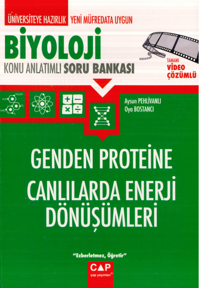 BİYOLOJİ GENDEN PROTEİNE CANLILARDA ENERJİ DÖNÜŞÜMLERİ KONU ANLATIMLI SORU BANKASI ANKA Fotokopi