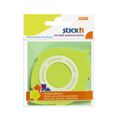 Hopax Stıckn Yapışkanlı Not Kağıdı Yaprak Şekilli 50 YP 70x70 Yeşil ANKA Fotokopi