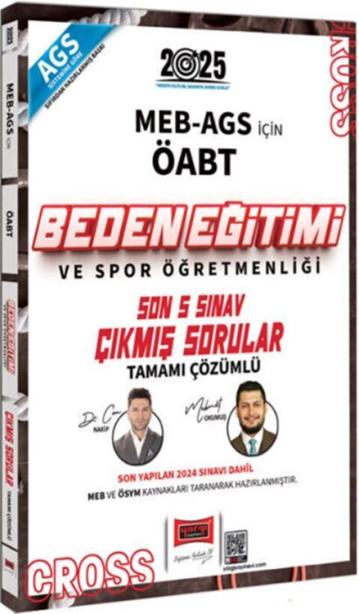 2025 ÖABT MEB-AGS Beden Eğitimi Öğretmenliği CROSS Çıkmış Sorular Son 5 Sınav Çözümlü Yargı Yayınları ANKA Fotokopi