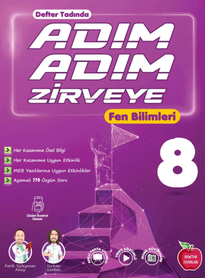 8. Sınıf Adım Adım Zirveye Fen Bilimleri Soru Bankası Newton Yayınları ANKA Fotokopi