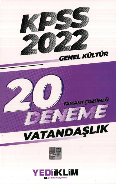 VATANDAŞLIK 20 DENEME ÇÖZÜMLÜ