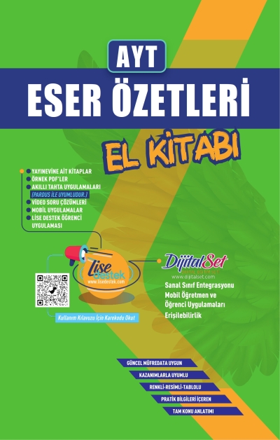 YKS AYT Eser Özetleri El Kitabı Yayın Denizi Yayınları ANKA Fotokopi