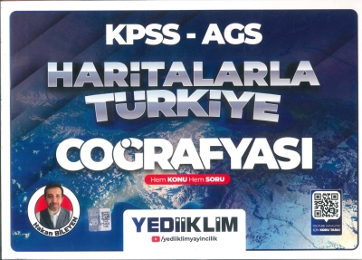 2026 KPSS AGS Haritalarla Türkiye Coğrafyası Hem Konu Hem Soru Hakan Bileyen Yediiklim Yayınları ANKA Fotokopi