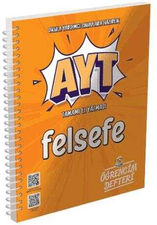 AYT Felsefe Öğrencim Defteri Murat Yayınları ANKA Fotokopi