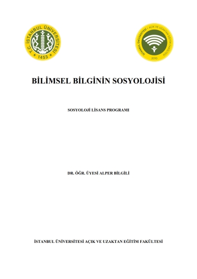Bilimsel Bilginin Sosyolojisi ANKA Fotokopi