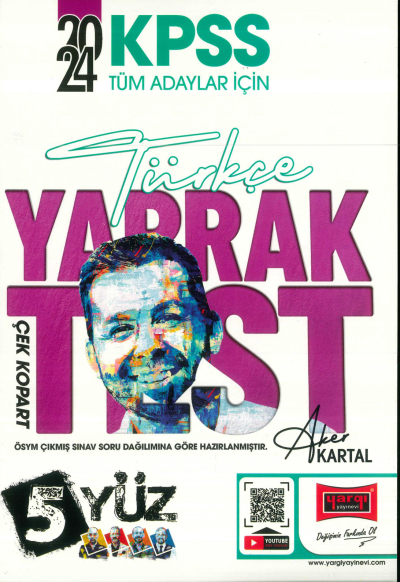 TÜRKÇE ÇEK KOPAR YAPRAK TEST (5YÜZ) ANKA Fotokopi