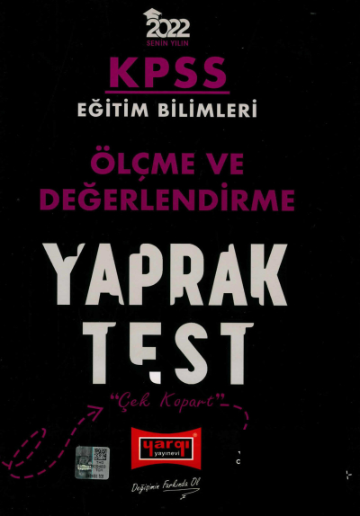 ÖLÇME VE DEĞERLENDİRME YAPRAK TEST ANKA Fotokopi