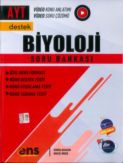 AYT Biyoloji Soru Bankası ENS Yayıncılık