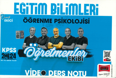 ÖĞRENME PSİKOLOJİSİ ÖĞRETMENLER EKİBİ VİDEO DERS NOTU ANKA Fotokopi