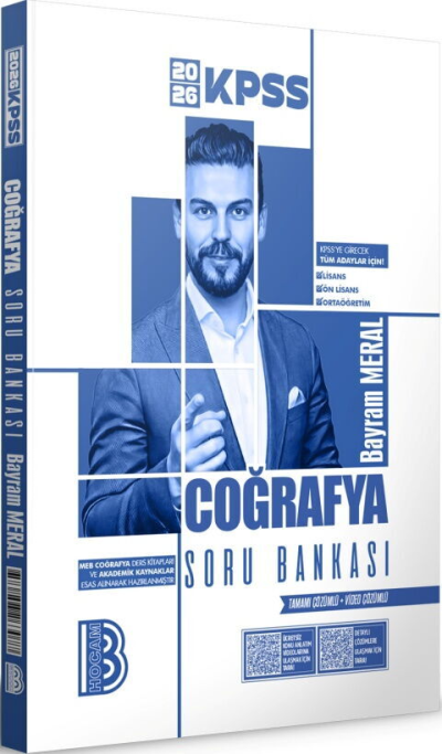 2026 KPSS Coğrafya Tamamı Çözümlü Soru Bankası Benim Hocam Yayınları ANKA Fotokopi