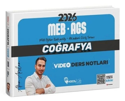 2026 MEB AGS Coğrafya Video Ders Notları Hoca Kafası ANKA Fotokopi
