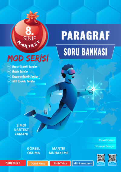 8. Sınıf Mod Paragraf Soru Bankası Nartest Yayınları ANKA Fotokopi