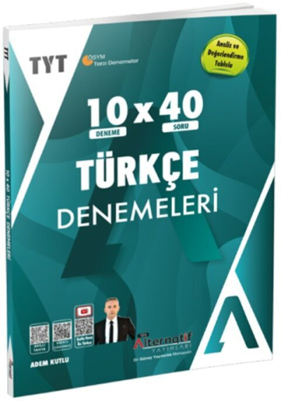 TYT Türkçe 10 x 40 Branş Denemeleri Alternatif Yayınları ANKA Fotokopi