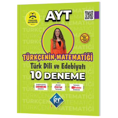 Gamze Hoca Türkçenin Matematiği AYT Türk Dili ve Edebiyatı 10 Deneme KR Akademi ANKA Fotokopi