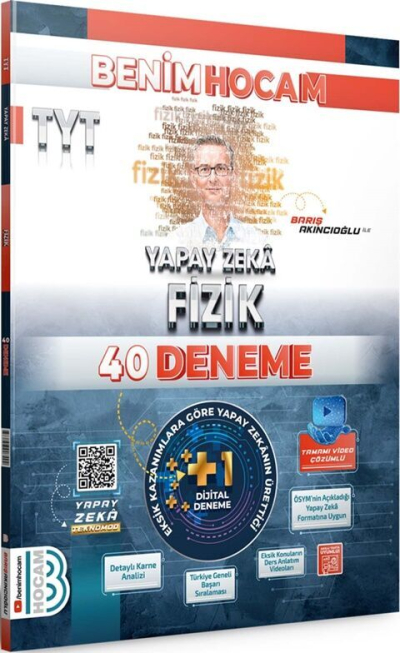 2025 TYT Yapay Zeka Fizik 40 Deneme Benim Hocam Yayınları ANKA Fotokopi