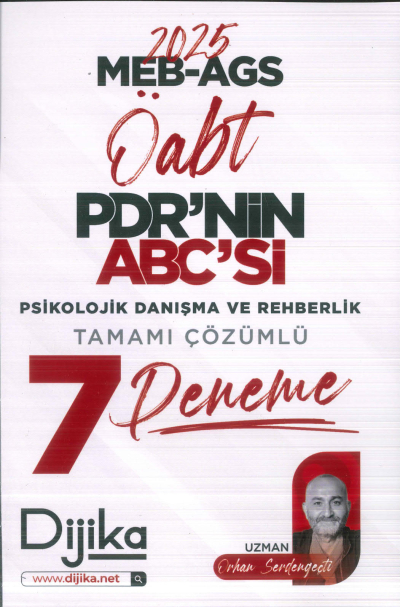 2025 MEB AGS ÖABT PDR nin ABC si Tamamı Çözümlü 7 Deneme Sınavı Dijika Yayınları ANKA Fotokopi