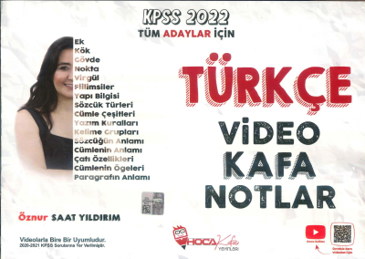 TÜRKÇE VİDEO KAFA NOTLAR ANKA Fotokopi