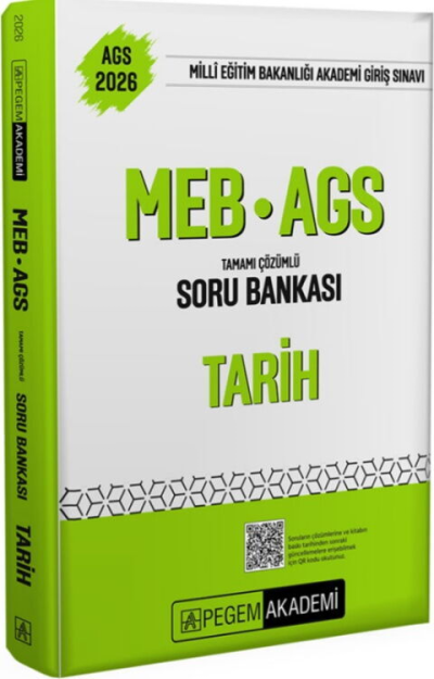 2026 MEB AGS Tarih Tamamı Çözümlü Soru Bankası Pegem Yayınları ANKA Fotokopi