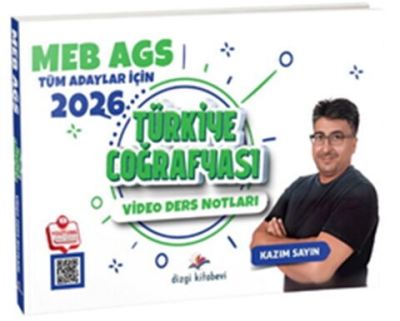 2026 MEB-AGS Coğrafya Konu Anlatımlı Kazım Sayın Dizgi Kitap Yayınları ANKA Fotokopi
