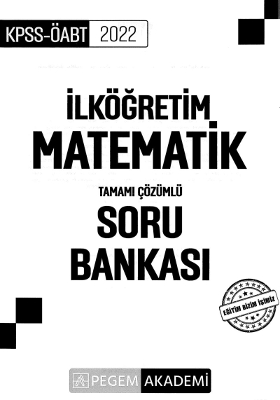 İLKÖĞRETİM MATEMATİK TAMAMI ÇÖZÜMLÜ SORU BANKASI ANKA Fotokopi