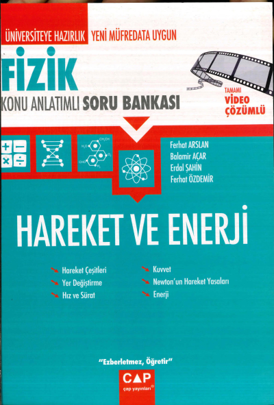 TYT-AYT FİZİK HAREKET VE ENERJİ KONU ANLATIMLI SORU BANKASI