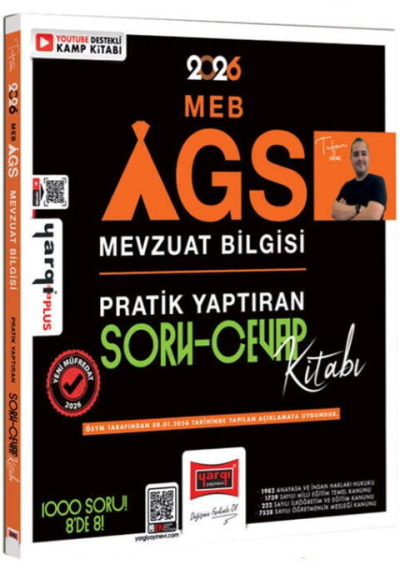 2026 MEB AGS Mevzuat Bilgisi Pratik Yaptıran Soru Cevap Kitabı Yargı Yayınları ANKA Fotokopi
