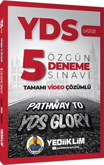 YDS Tamamı Video Çözümlü Özgün 5 Deneme Sınavı Yediiklim Yayınları ANKA Fotokopi