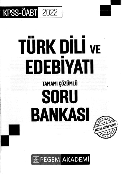 TAMAMI ÇÖZÜMLÜ SORU BANKASI ANKA Fotokopi