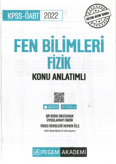 FEN BİLİMLERİ KONU ANLATIMI FİZİK ANKA Fotokopi