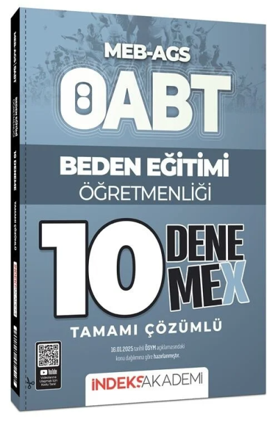 2025 ÖABT MEB-AGS Beden Eğitimi Öğretmenliği 10 DenemeX Çözümlü İndeks Akademi Yayıncılık ANKA Fotokopi