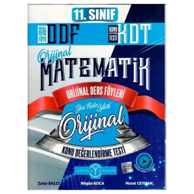 11. Sınıf Matematik ODF KDT Seti Orijinal Yayınları ANKA Fotokopi