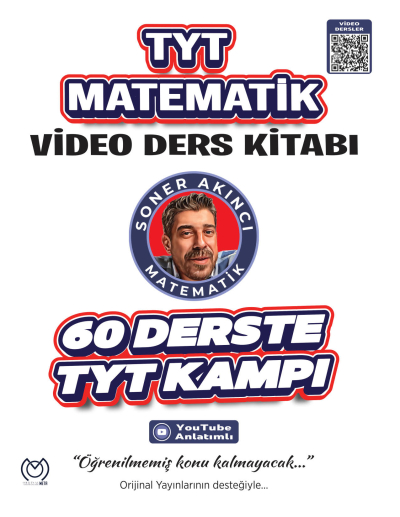 TYT Matematik Video Ders Kitabı 60 Derste TYT Kampı Soner Akıncı ANKA Fotokopi