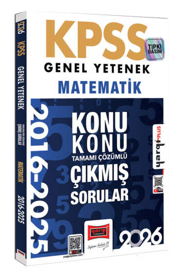 2026 KPSS Genel Yetenek Matematik 2016-2026 Konu Konu Tamamı Çözümlü Çıkmış Sorular Yargı Yayınları ANKA Fotokopi