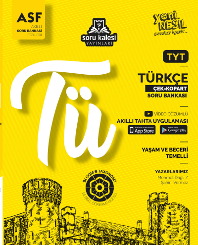 TYT Türkçe Çek Kopart Akıllı Soru Bankası Föyü Soru Kalesi Yayınları ANKA Fotokopi