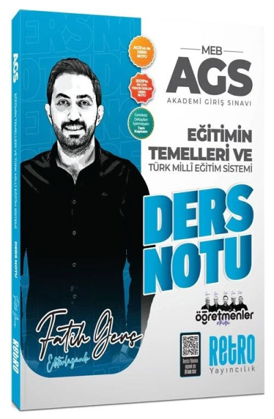 2026 MEB AGS Eğitimin Temelleri ve Türk Milli Eğitim Sistemi Retro Kitap ANKA Fotokopi