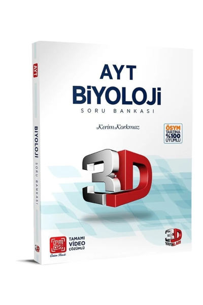 AYT Biyoloji 3D Soru Bankası