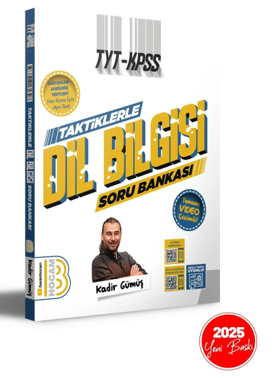 TYT - KPSS Taktiklerle Dil Bilgisi Tamamı Video Çözümlü Soru Bankası Benim Hocam Yayınları ANKA Fotokopi