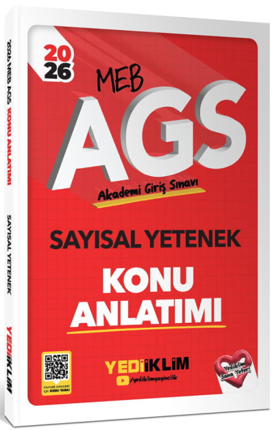 2026 MEB AGS Sayısal Yetenek Konu Anlatımı Yediiklim Yayınları ANKA Fotokopi
