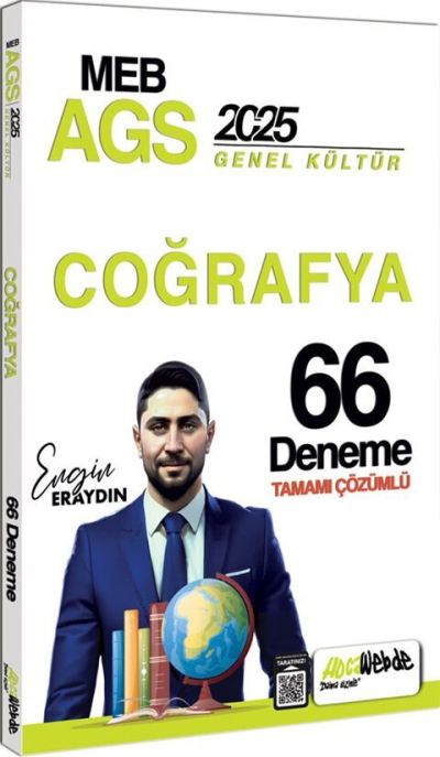 2025 MEB AGS Türkiye Coğrafyası Tamamı Çözümlü 33 Deneme Sınavı HocaWebde Yayınları ANKA Fotokopi