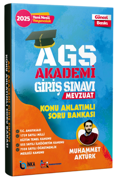 Memur Sınav 2025 MEB AGS Mevzuat Bilgisi Konu Anlatımlı Soru Bankası Muhammet Aktürk ANKA Fotokopi