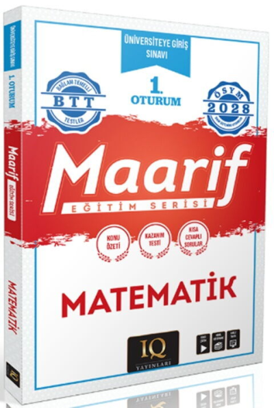 2028 TYT Matematik Maarif Eğitim Serisi 1. Oturum IQ Yayınları ANKA Fotokopi