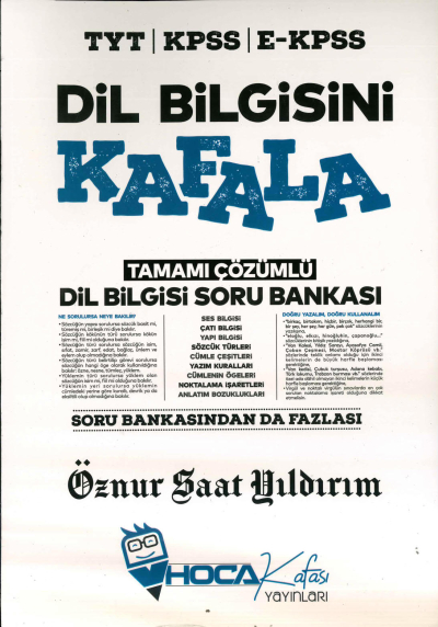 DİL BİLGİSİNİ KAFALA ÇÖZÜMLÜ SORU BANKASI ANKA Fotokopi