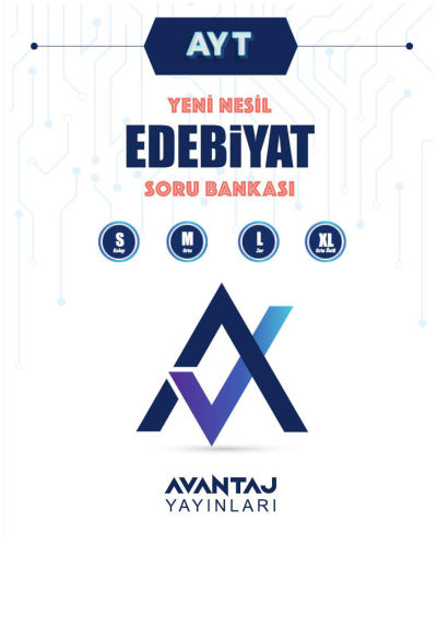 AYT Yeni Nesil Edebiyat Soru Bankası ANKA Fotokopi