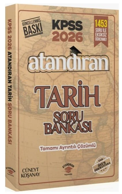 2026 KPSS Tarih Soru Bankası Atandıran Yayıncılık ANKA Fotokopi