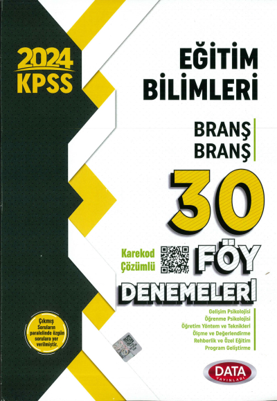 BRANŞ BRANŞ 30 DENEME KAREKOD ÇÖZÜMLÜ TÜM DERSLER ANKA Fotokopi