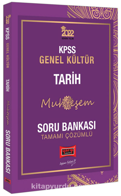 2022 KPSS Genel Yetenek Genel Kültür MUHTEŞEM TARİH Soru Bankası  ANKA Fotokopi