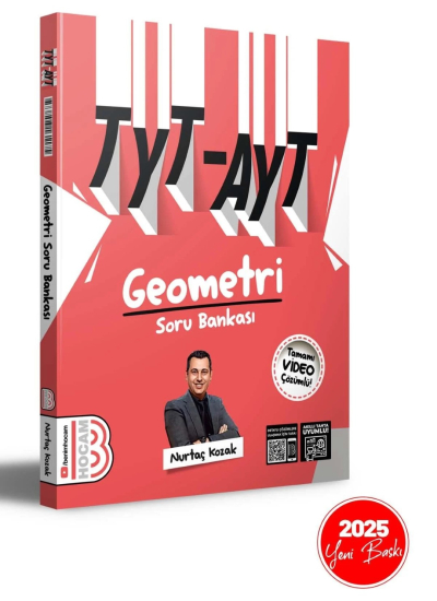 2025 TYT AYT Geometri Tamamı Video Çözümlü Soru Bankası Benim Hocam Yayınları ANKA Fotokopi